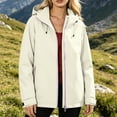thumbnail image 3 of Sheghy Womens Rain Jacket Women Packable Parka Funnel Neck Weekend Shacket Jacket with Pockets, 3 of 6