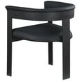 thumbnail image 5 of Meridian Furniture Romeo Black Vegan Leather Dining Chair (Set of 2), 5 of 8