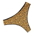 thumbnail image 1 of Aayomet Culotte Bikini en Coton pour Femmes sous-Vêtements Aguichant String T Pantalon (Jaune, P), 1 of 4