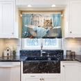 thumbnail image 6 of Coolnuti Bathroom Cat Valances for Windows 36 Inch Small Window Blackout Valance Curtains Rod Pocket Window Curtains Treatment for Kitchen Bathroom Cafe, 1 Panel Home Decor, 6 of 7