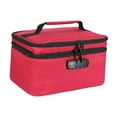 thumbnail image 2 of Yinanstore Family First Aid Medical Box Storage Organizer Storage Case Bin Dustproof 2 Tier First Aid Case for Car Cosmetic Toy Hiking Red, 2 of 8