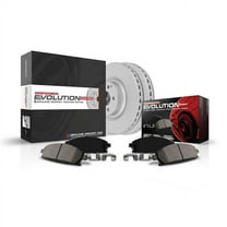 PowerStop Front Geomet Coated Brake Rotor and Pad Kit Fits: SAAB Select Models CRK5349