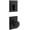 Black, variant on Kwikset 971SOKTRCT-514 Sora Knob Keyed Entry Handleset Interior Pack - Black