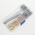 100 Pcs Buttons Clothing Fasteners Grommet Installation Tools Button