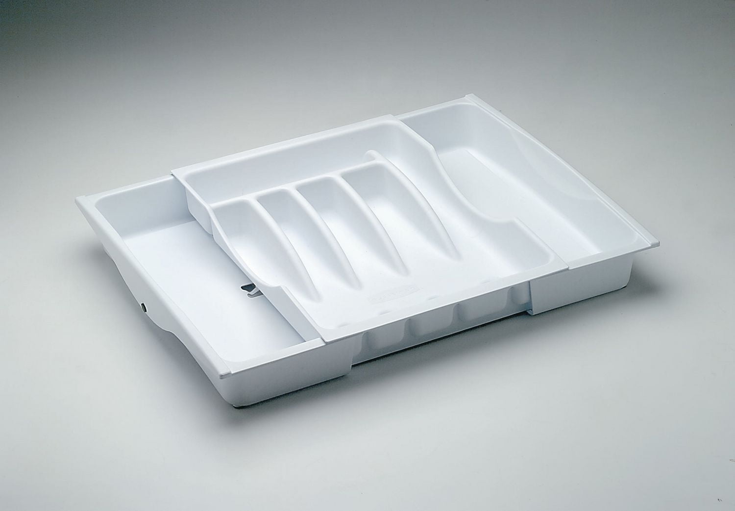 Rubbermaid Adjustable Cutlery Tray, White