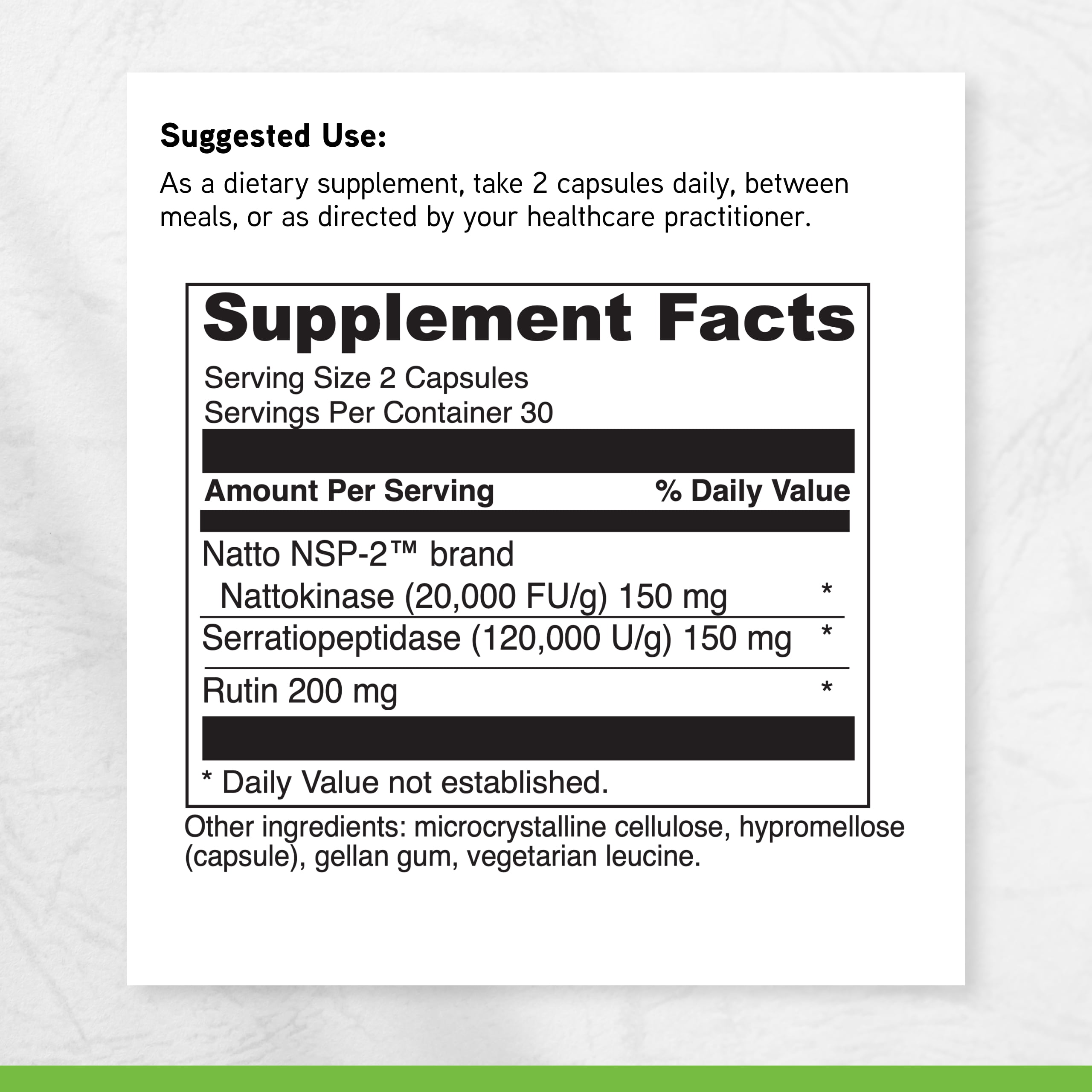 DaVinci Labs Nattokinase Plus - High-Potency Nattokinase Supplement for Comprehensive Blood Flow Support for Men & Women - Formulated with Antioxidant Support* - 60 Vegetarian Capsules