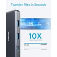 thumbnail image 4 of Anker USB C Hub, PowerExpand+ 7-in-1 USB C Hub Adapter, with 4K HDMI, 100W Power Delivery, USB-C and 2 USB-A 5Gbps Data Ports, microSD and SD Card Reader, for MacBook Air, MacBook Pro, XPS, and More, 4 of 8