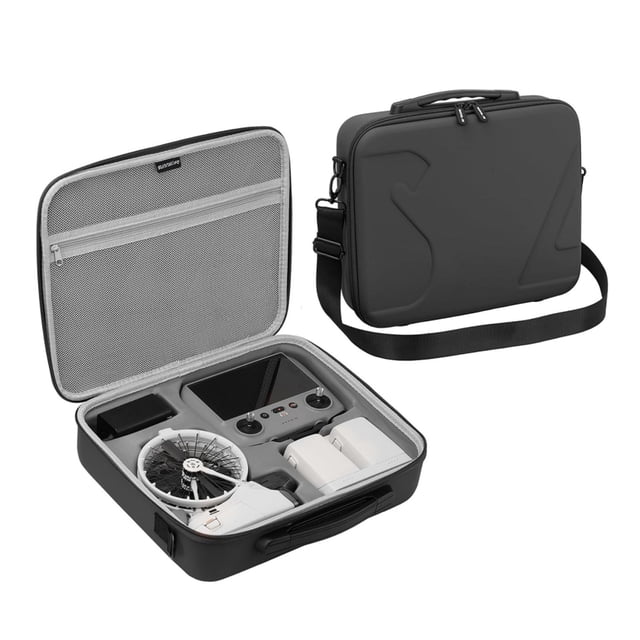 Hearth & Gear Sac de Transport Portable pour Accessoires de Voyage Flip Compatible avec Télécommande RC 2/RC N3 E58 Chargeur de Poche Mini Intérieur Programmable avec Caméra