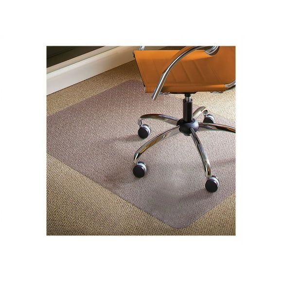 E.S.Robbins Natural Origins - Chair mat for office, home - rectangular with lip - 35.98 in x 48.03 in