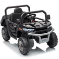 thumbnail image 6 of 24 Volt Ride on Toys, Joyracer Ride on Dump Truck with Remote, Dump Bed, Music, Shovel, Bluetooth, Black, 6 of 10