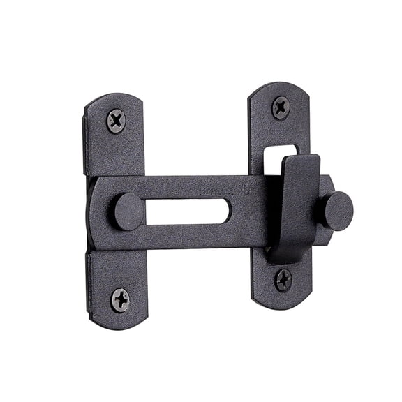 180-Degree Flip Easy Installation Sliding Door Safety Lock for Barn Doors, Pet Doors, Bathrooms, Sliding Doors and Cabinets