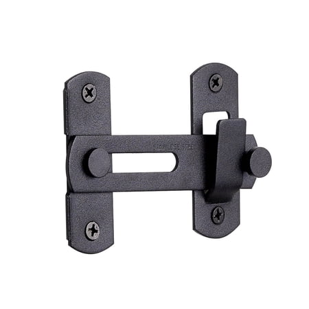 180-Degree Flip Easy Installation Sliding Door Safety Lock for Barn Doors, Pet Doors, Bathrooms, Sliding Doors and Cabinets
