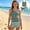 ZZ14-Green, variant on Gunia Swimming Suit For Teen Girls 2 Piece Tankini Separate Printed Size Bathing Suits Swimsuits For Beach Pool 7-16 Years