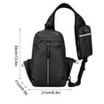 thumbnail image 2 of Admvng Sling Bag for Men Women Shoulder Backpack Chest Bags Crossbody Daypack, 2 of 8