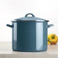 thumbnail image 5 of Ayesha Curry Enamel on Steel Stock Pot/Stockpot with Lid - 12 Quart, Blue, 5 of 5