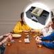 thumbnail image 2 of Juego de mesa Póker Naipes Barajador de Póker Automático Eléctrico Barajador Robot de Casino Negro, 2 of 8