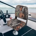 thumbnail image 4 of 2 Pack Low Back Folding Marine Seats, Fishing Boat Seat with Thickened Sponge Padding and Molded Plastic Frame, Captain Chairs for Fishing, Cruises, Sightseeing, Speedboat, 4 of 7