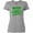 Athletic Heather, variant on Inktastic Super Sassy Irish Lassy with Green 4 Leaf Clovers Women's T-Shirt
