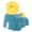 Navy Blue, variant on M Buder Baby Potty Thickening Ergonomic Modern Cartoon Dinosaur Training Toilet with Rubber Base for Child Toddler, Yellow (12.8 inches / 32.5 cm)