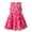 Hot Pink, variant on 2-7 Years Girls Sleeveless Flower Print Dresses Clothes Kids Summer Princess Dress Children'S Vest Beach Sundress Outfits