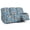 Blue Cartoon Dog Paw, variant on FKELYI Stretch Recliner Chair Slipcovers 8 Pcs Set Leopard Print Recliner Sofa Couch Protective Covers Anti-Dust Non-Slip Reclining Couch Slipcover