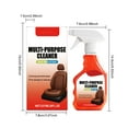 thumbnail image 4 of Car Interior Cleaning Spray 237ml Automotive Cleaner For Leather Fabric Plastic Vinyl Deep Stain Remover Odor Eliminator Fresh Scent Car Detailing Safe Multi Surface Interior Care Easy Wipe Formula, 4 of 9