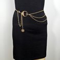 thumbnail image 1 of Cadena de cintura con colgante de aleación de joyería con forma de sol, luna y estrella, cadena de cuerpo de temperamento retro de moda para mujer, 1 of 6