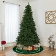 thumbnail image 4 of RKSTN Christmas Golden Snowflake Sequined Velvet Tree Skirt, Red Tree Skirt Holiday Decorations Green, 4 of 5