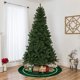 thumbnail image 5 of Herunwer Velvet Christmas Tree Skirt Fur Plush Tree Skirt Xmas Skirts for Merry Christmas Party Vintage Holiday Decorations, 5 of 6