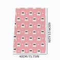 thumbnail image 3 of Hand Towel,Light-Pink Soft Absorbent Ghost Print Pattern Towel for Bathroom Kitchen Home Decor 23.62x15.75 Inch, 3 of 8
