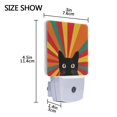 thumbnail image 4 of Yayeee LED Plug in Night Light for The Home with Auto Dusk to Dawn Light Sensors, 2 Pack, Black Cat, 4 of 6