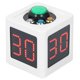 thumbnail image 1 of Time Cube, temporizador de cubo de 1,4 pulgadas, cronómetro de cuenta regresiva de 4 cubos diseñado para el futuro, 1 of 9