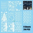 thumbnail image 4 of Christmas Window Clings,155pcs Christmas Snowflake Stickers for Glass, 2024 Most Popular Holiday Snowflake Decals for Christmas Party New Year Supplies, 4 of 6