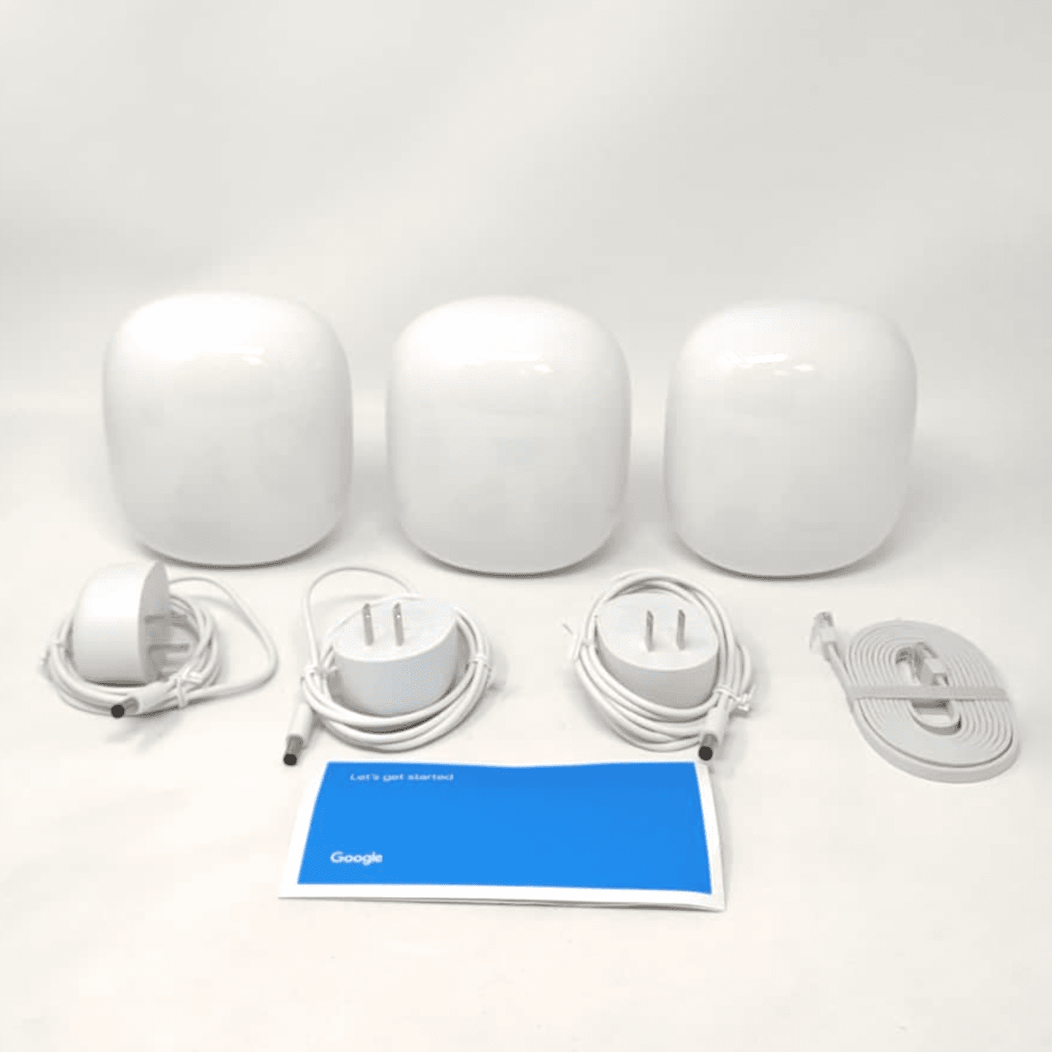 Google Nest Wifi 3点セット ホワイト Amazon.com: Google Nest WiFi Router 3 Pack - 2nd Generation 4x4