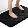 thumbnail image 4 of Rvasteizo Memory Foam Bath Mat Bathroom Rugs Ultra Soft Non Slip And Absorbent Machine Wash Dry Comfortable Thick Bath Rugs Carpet For Tub And Shower, 40x60cm, Black, 4 of 5
