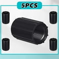 Yahenda 5 Pcs 1/2 Inch Female Threaded PVC Double Female Thread