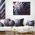 thumbnail image 4 of Designart Purple Flower Shaped Fractal Art - Abstract Throw Pillow - 18x18, 4 of 5