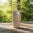 thumbnail image 5 of Ozark Trail 18 oz Stainless Steel Insulated Swivel Tumbler, Tan, 5 of 11