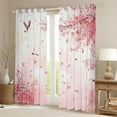 thumbnail image 2 of Erosebridal Cherry Blossom Curtains and Drapes (42Wx90L),Spring Garden 30%-50% Black Out Curtains,Sakura Room Decorative, 2 of 6