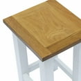 thumbnail image 3 of vidaXL End Table 10.6"x9.4"x14.6" Solid Oak Wood, 3 of 4