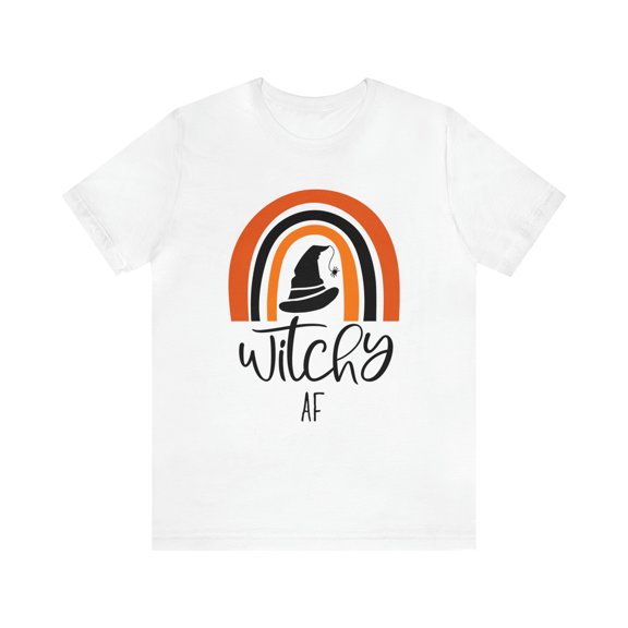 Bella Canvas 3001 Witch AF T-Shirt, Boho Witch Shirt, Funny Witch Shirt
