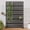 Black, variant on MAYEERTY Outdoor Metal Privacy Screen 6ft × 4ft Black, 6-Panel Lattice Pattern, Rust-Resistant for Garden