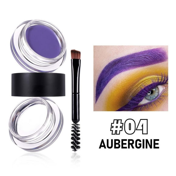 Long Lasting Waterproof Eyebrow Cream And Eyebrow Wax 2-in-1 8-color Eyebrow Cream 4.3g+4.3g