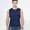 Navy, variant on Men's Mesh Vest Sport Hollow Ice Silk Summer Sleeveless T Shirt Thin Lightweight Men's Vest