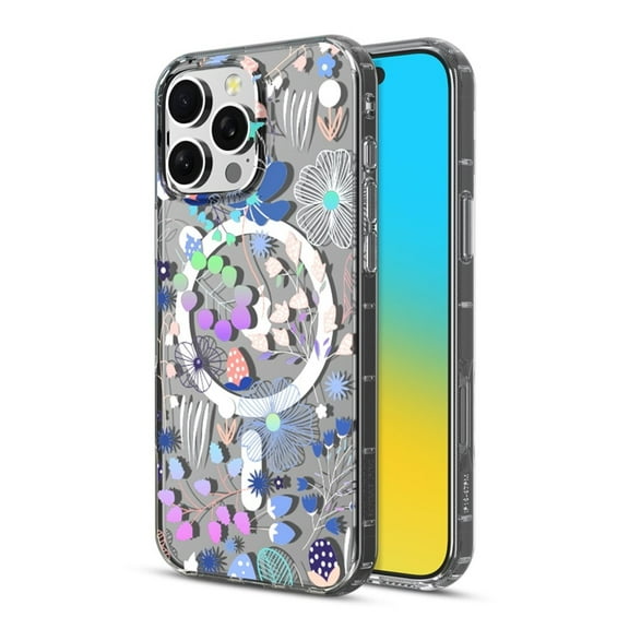 Magnetic Charging-Compatible Case for iPhone 16 Pro Max– Blossom Meadow | Elegant Floral Design with Drop Protection