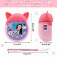thumbnail image 2 of Étui en Silicone Compatible avec Tamagotchi Pix, Machine de Jeu pour Animal de Compagnie Virtuel, Housse de Protection pour Tamagotchi Pix avec Sangle, 2 of 5