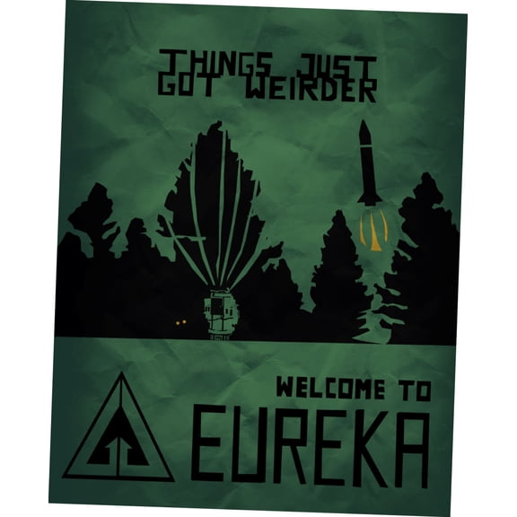 AB Posters Eureka Mini poster 11inx17in 11x17 poster Color Category: Multi, Unframed, Ages: Adults