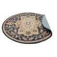 thumbnail image 3 of Rugsotic Carpets Hand Tufted Wool Eco-Friendly Area Rugs - 8'x8', Round, Charcoal Beige, Modern Contemporary Design, High Pile Handmade Anti Skid Rugs for Living Room, Bed Room (K00665), 3 of 6