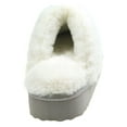 thumbnail image 2 of Wonder Nation Girls Scuff Slippers With Faux Fur Trim, 2 of 5