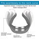 thumbnail image 3 of Masajeador cervical, masajeador de cuello portátil, masajeador de tejido profundo para cuello con 42 puntos de calor, masajeador de pulso de hombro inalámbrico con 6 modos y 9 niveles, 3 of 4